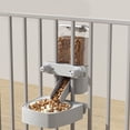 thumbnail image 1 of Automatic Indoor Pet Food Dispenser for Cats Dogs and Rabbits with 65 Tilt Freshness Lock Adjustable Knob PET Material Easy To Use, 1 of 3