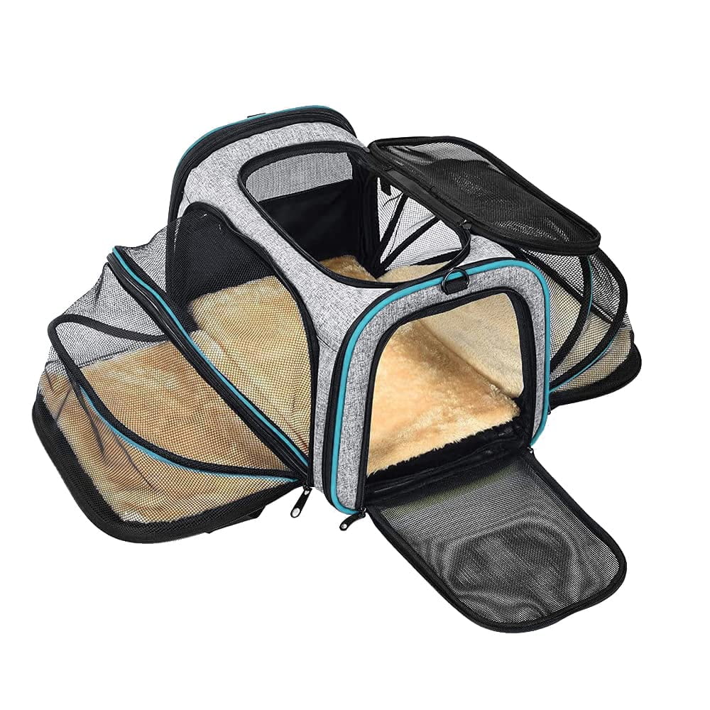 Pet Carrier Airline Approved, Expandable Foldable SoftSided Dog