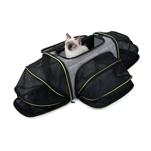 Pet Carrier Airline Approved, Large Soft Sided Pet Travel TSA Carrier 4