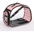 thumbnail image 1 of Pet Carrier, Airline Approved Under Seat Pet Carrier, Clear Collapsible Soft Pet Travel Case (Large) for Puppy, Cat and Rabbit, 1 of 5