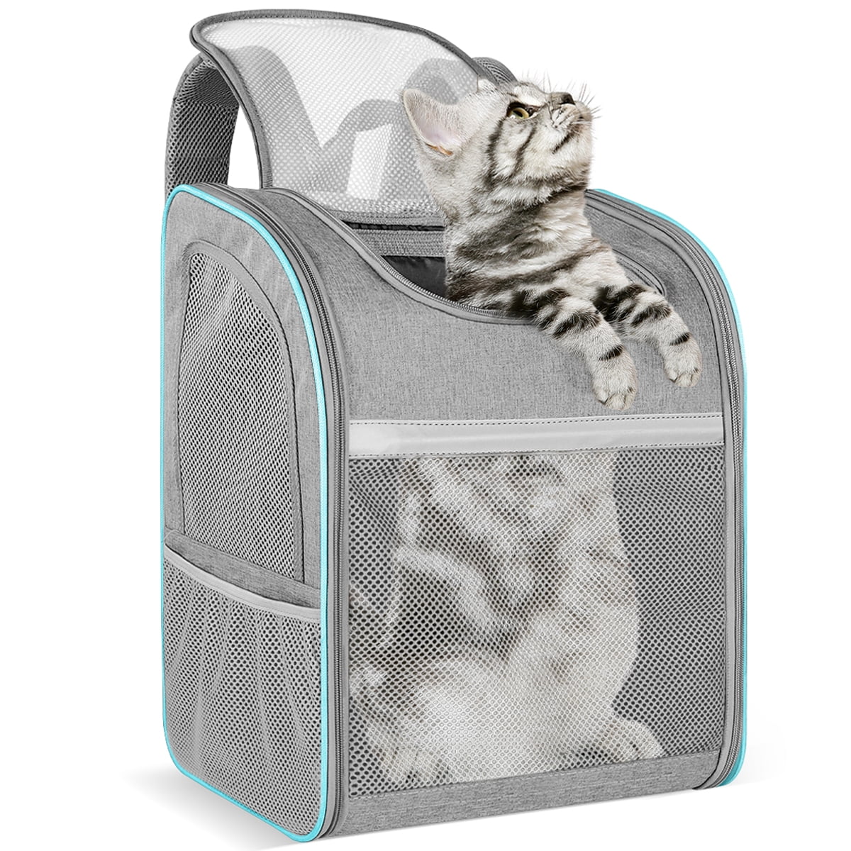 Pet Carrier Backpack, Cat Backpack Carrier Up to 18 Lbs for Small Dogs