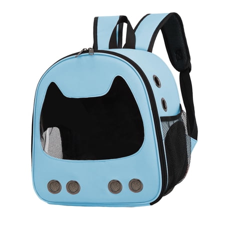 Pet Carrier Backpack Lightweight Dog Backpack for Walking Outdoor Traveling Blue