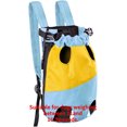 thumbnail image 1 of Pet Carrier Backpack,Pet Legs Out Carrier Backpack Adjustable Dog Hiking Backpack for Travel Hiking Cycling Outdoor Use, Small Medium Puppy Large Cat Carrying Bag (Blue, X-Large), 1 of 10