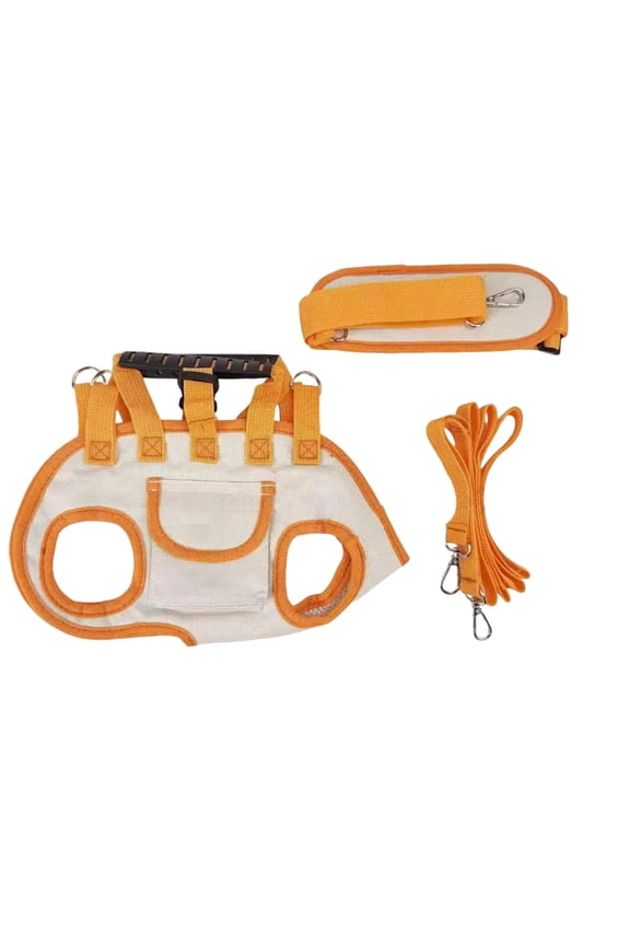 Pet Carrier Backpack | Portable Breathable Mesh Sling Bag | Secure Leash Attachment, Adjustable Strap, Pocket | Lightweight, Multipurpose Travel Tote for Small Pets, Outdoor Walking, Hiking