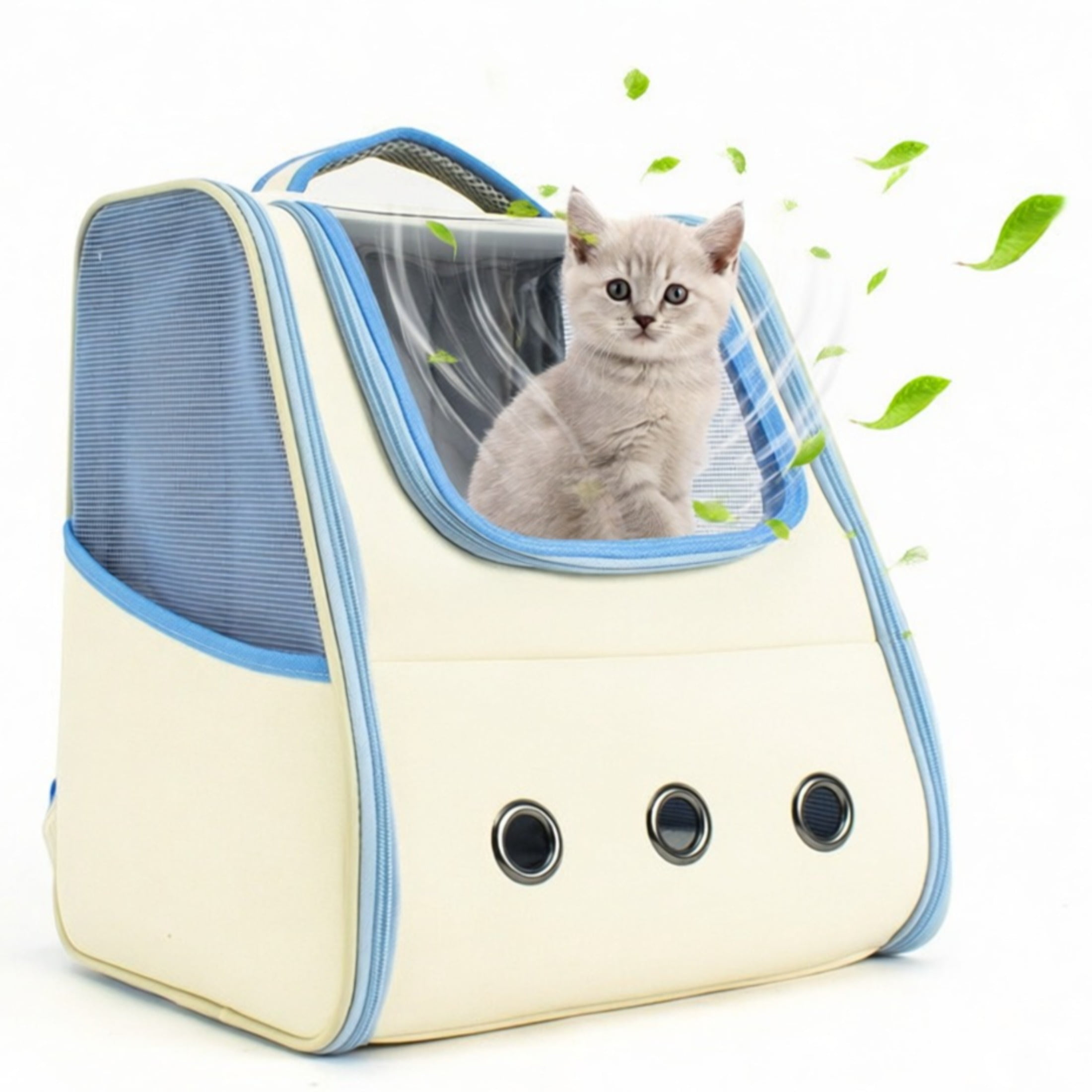 Pet Carrier Backpack for Cats & Dogs, Airline Approved, Ventilated & Collapsible, Up to 17.6 lbs, Designed for Travel, Hiking & Outdoor Use