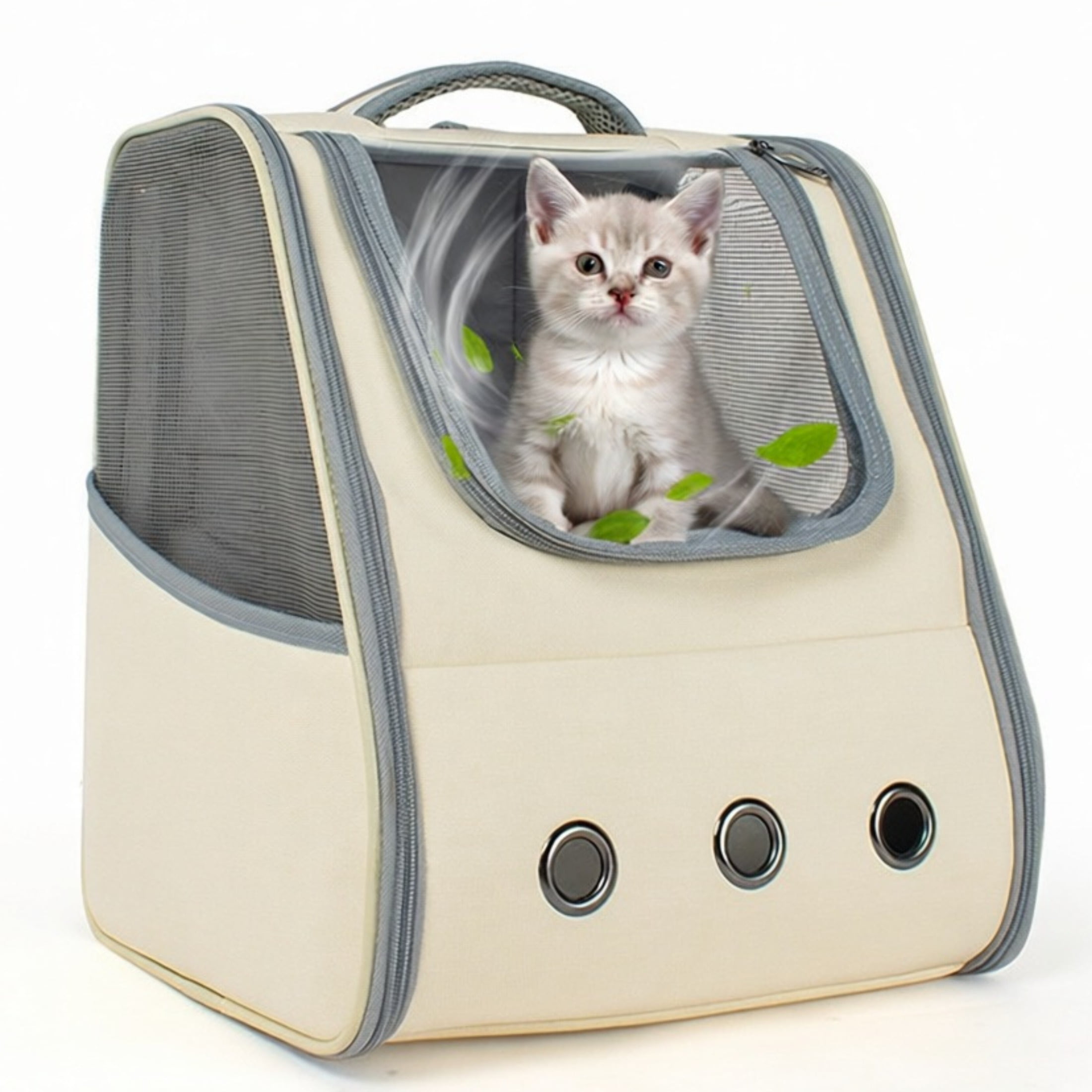 Pet Carrier Backpack for Cats & Dogs, Airline Approved, Ventilated & Collapsible, Up to 17.6 lbs, Designed for Travel, Hiking & Outdoor Use