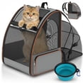 thumbnail image 1 of Cat Carrier Backpack -Pet Carrier Expandable for Cat Puppy Outdoor Ventilated Travel Backpack with Breathable Mesh,, 1 of 7
