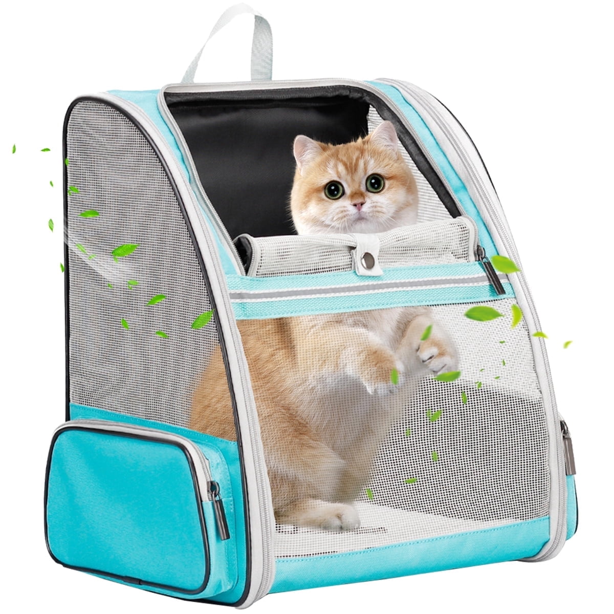 Pet Carrier Backpack for Dogs and Large Fat Cats, Fits 16 Pounds Airline Approved Pet Travel Hiking Carrier Backpack for Kitten, Bunny