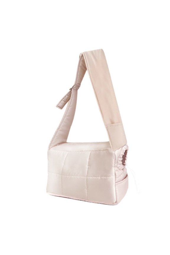 Pet Carrier Bag Large Capacity, Adjustable Shoulder Messenger Pet Tote for Small Dogs Cats, Portable Travel Carrier with Ventilation and Padded Base for Vet Trip Outdoor Use