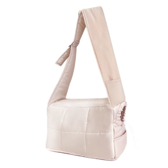 Pet Carrier Bag Portable Large Capacity Adjustable Shoulder Crossbody Bag for Dogs and Cats, Breathable Mesh Design