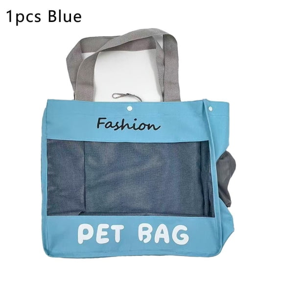 Pet Carrier Bag Small Dog Cat Travel Tote Oxford Cloth with Mesh Window Adjustable Head Opening