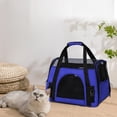 thumbnail image 1 of Pet Carrier Bag Soft Mesh | Travel Tote for Small Pets | Ventilated, Scratch-Resistant, Gray, 16 Inch, 1 of 6