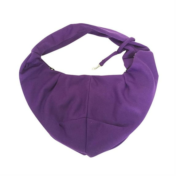 Pet Carrier Bag for Cats and Dogs, Outdoor Travel Dog Shoulder Bag, Single Comfort Sling Handbag, Tote Pouch (PURPLE)