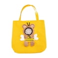 thumbnail image 1 of Pet Carrier Canvas Shoulder Tote Bag for Small Dogs & Cats, Portable Puppy Carry Purse for Walking Shopping Travel (Yellow)., 1 of 5