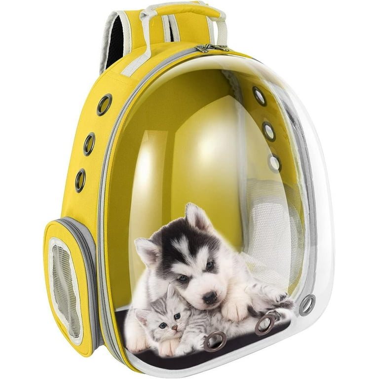 Pet Carrier, Cat/Dog Bubble Backpack, Pet Travel Bag, Small Space