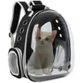 thumbnail image 1 of Pet Carrier, Cat/Dog Bubble Backpack, Pet Travel Bag, Small Space Pet Capsule Knapsack, Airline-Approved Ventilate Transparent Capsule Backpack for Hiking and Outdoor Use (Black), 1 of 6