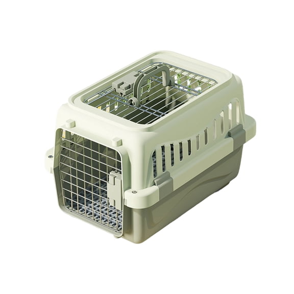 Pet Carrier Crate For Cats And Dogs With Panoramic Top Window And Sturdy PP substance For Travel