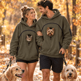 thumbnail image 1 of Pet Carrier Hoodie, Oversized Fleece Sweatshirt with Front Pouch for Small Pets, 1 of 8