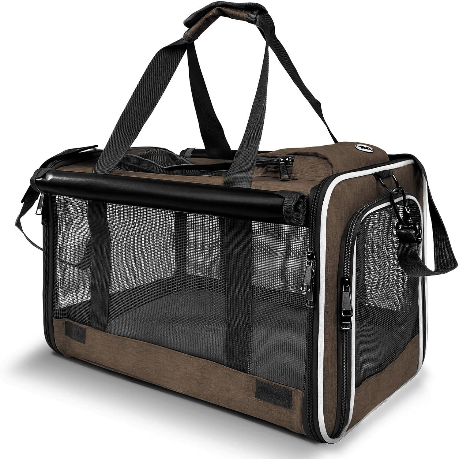 Pet Carrier for Large and Medium Cats, Soft-Sided Pet Carrier for Big Medium Cats and Puppy Dog Carriers Cat Carriers, Pet Privacy Protection Travel Carrier