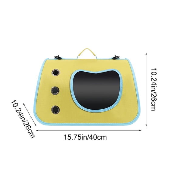Pet Carrier Pet Carrier Single Shoulder Handheld Pet Bag Cat Carrier Dog Carrier Portable Foldable Large Capacity Travel Pet Tote Breathable Pet Transport Bag Cat Carrier