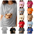 thumbnail image 1 of Pet Carrier Shirt,Hand-Free Dog Carrier,Kangaroo Pouch for Puppy Holder, 1 of 8