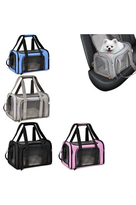 Pet Carrier for Small Dogs and Cats Travel Bag with Ventilation and Comfortable Handle for Secure Transport and Easy Travel for Vet Visits and Outdoor Adventures Ihhddx