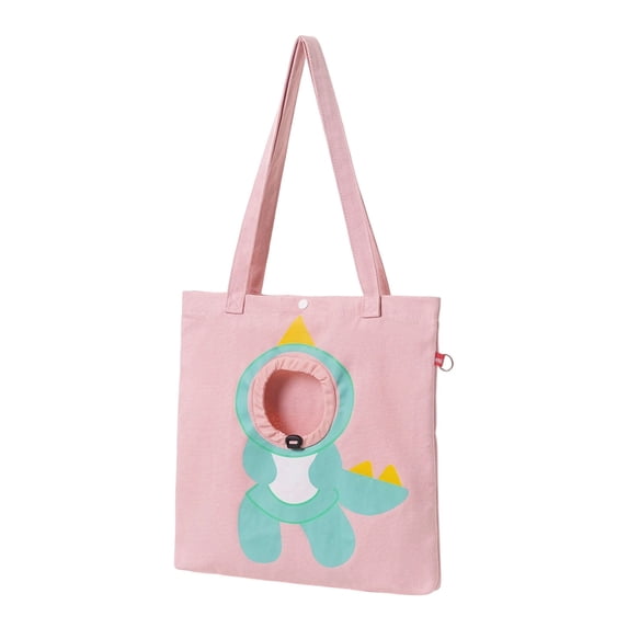 Pet Carrier Tote Bag Foldable Pet Bag With Head Out Design For Small Dogs Cats Travel Pink-38X38Cm
