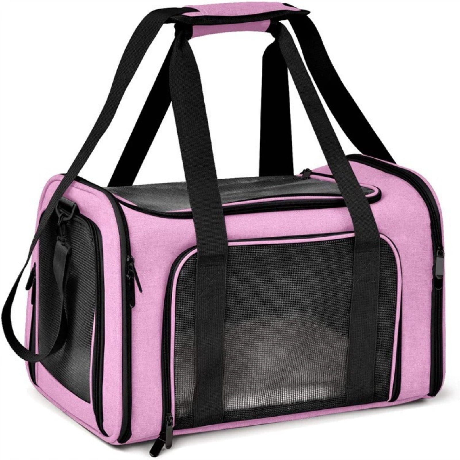 Pet Carrier for Small Medium Cats Puppies, Small Dog Travel Puppy Carrier ,Collapsible Soft Sided Travel Puppy Carrier Bag