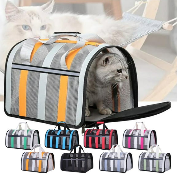 Pet Carrier under $5! CQCYD Soft Sided Pet Carrier for Cats and Dogs, Foldable Travel Puppy Bag, Portable Pet Crate with Handles