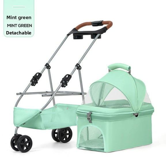 Pet Cart Is Light and Portable, Foldable, Going Out To Travel, Walking Dogs, Cats and Dogs, Tricycle