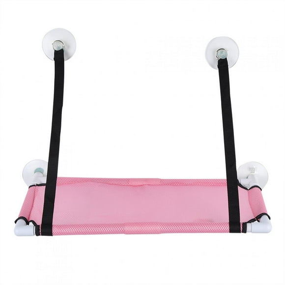 Pet Cat Breathable Hanging Hammock Window Mounted Suction Cup Bed Nest Pink