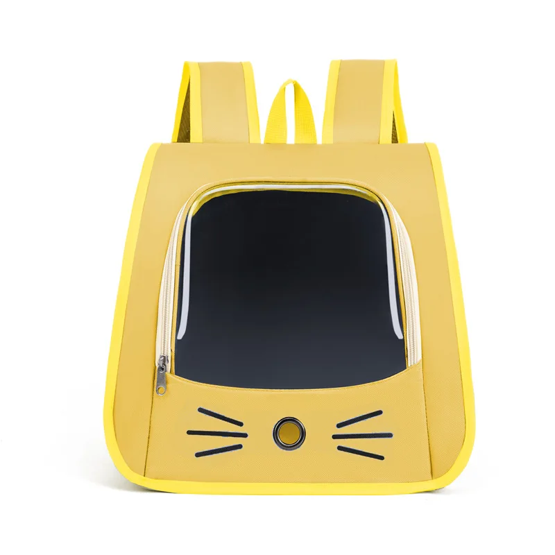 Pet Cat Carrier Bag Cat Backpack Outdoor Breathable Portable Shoulders Bag for Cats Small Dogs Transport Carrier