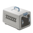 thumbnail image 1 of Pet Cat Carrier, Kennel Crate Airline Kitty Travel Cage Plastic Lightweight and Safe to Carry for Puppy Bunny Cats, White, 50*32*31.5cm, 1 of 15
