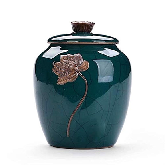 Pet Cat Dog Bird Rabbit Urnen Small Animals Cremation Urn Casket Memorial Urn Ceramic Celadon Sealed Cans