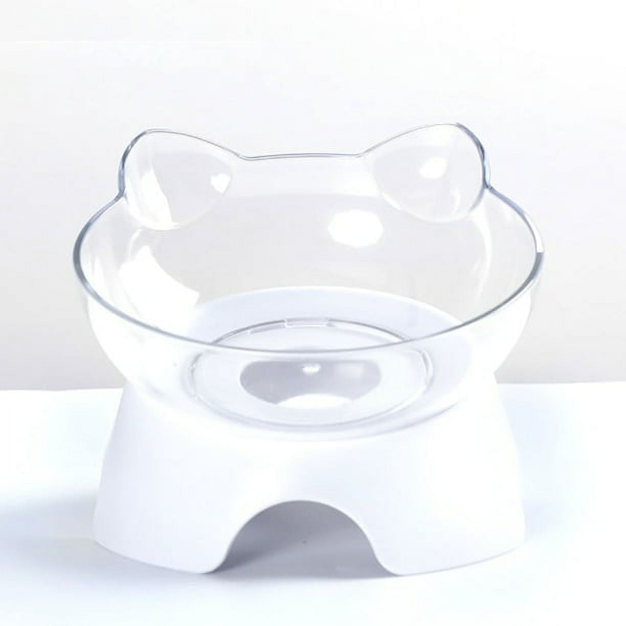 Elevated Double Pet Bowl Feeder with Gold Bowls