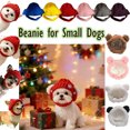 thumbnail image 1 of Pet Cat Dog Costume Hat, Cute Cubby Shape Adjustable Headband Decorative Cap for Small and Medium Cats and Dogs, Fun Birthday, Holiday, Party Dress Up, Photo Sessions and Everyday Wear, HAODEJW, 1 of 8
