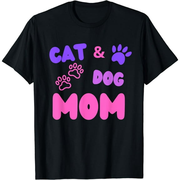 Pet Cat Dog Mom - Mothers Day Animals Lover Puppy For Women T-Shirt