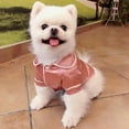 thumbnail image 1 of Pet Cat Dog Pajamas Soft Silk Clothes Apparel Small Puppy Jumpsuit Sleepwear,Pink Color,XXL Size, 1 of 12