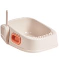 thumbnail image 1 of Pet Cat Pet Supplies Non Slip Cats Sand Box with Handle High Sided White, 1 of 8