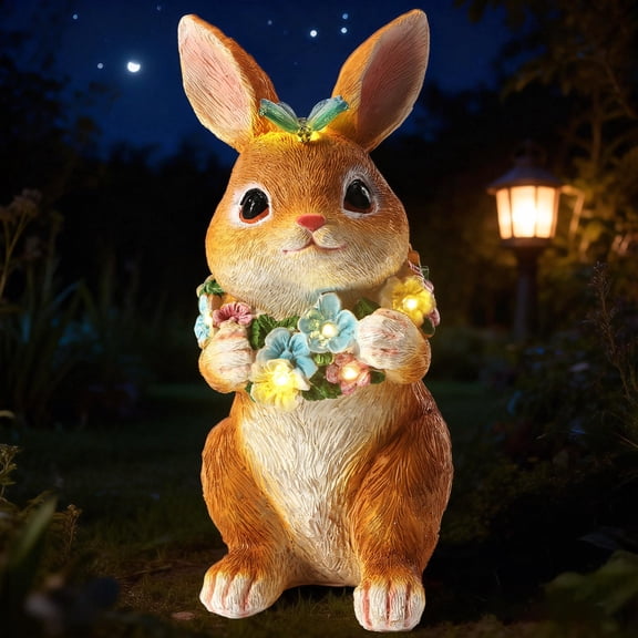 Pet Cat Solar Garden Memorial Statue – Outdoor Resin Angel Kitty with Solar Light, Guardian Angel Kitten Memorial Gift for Patio, Lawn, Yard, or Garden Christmas Decor