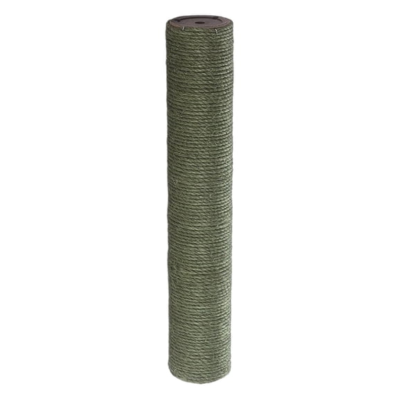Pet Cat scratching posts Replacement Sisal Rope DIY Replaceable Sharpen Claw Toy Supplies Durable Scratch Post Refill Pole for Indoor Playing green 50cmx7cm