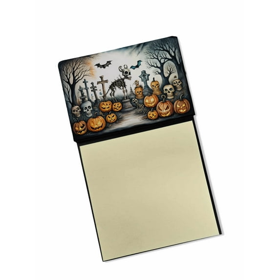 Pet Cemetery Spooky Halloween Sticky Note Holder 3.25 in x 5.25 in