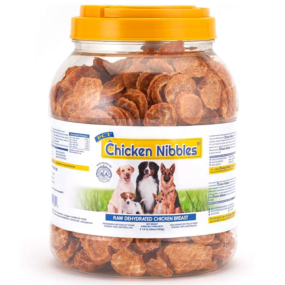 Pet Center Inc. (PCI) AIF4 Chicken Nibble Dog Treats, 2.25lb. 100