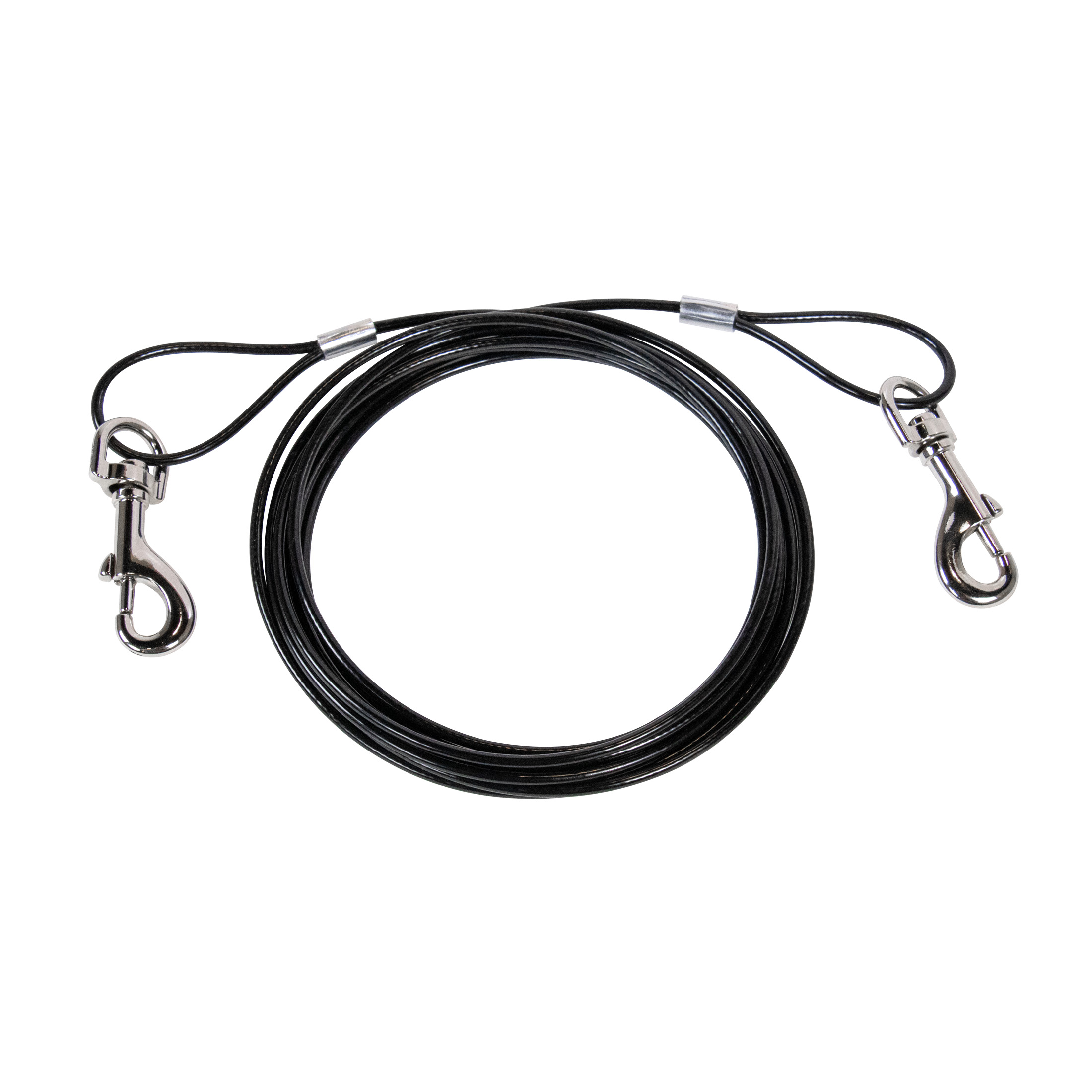 Pet Champion 10ft Vinyl-Covered Tie-Out Cable for Dogs up to 40 Pounds