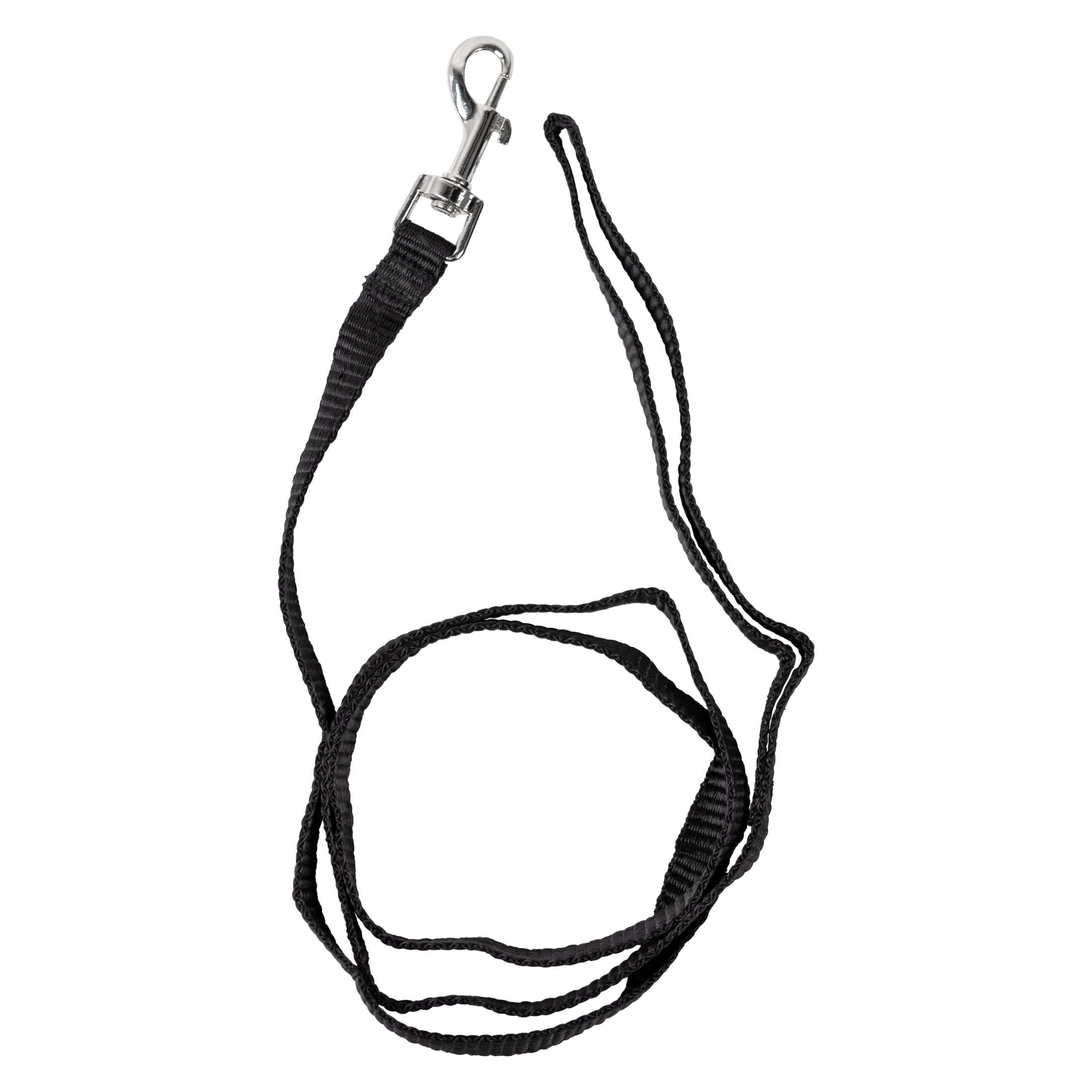 Pet Champion 4' Metal Standard Dog Leash, Black, S