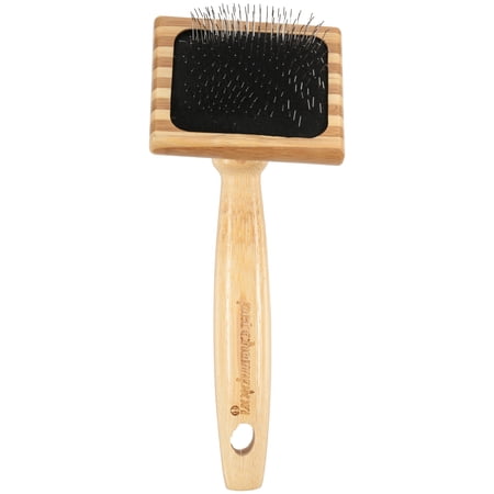 Pet Champion® Naturally Aged Bamboo Slicker Brush