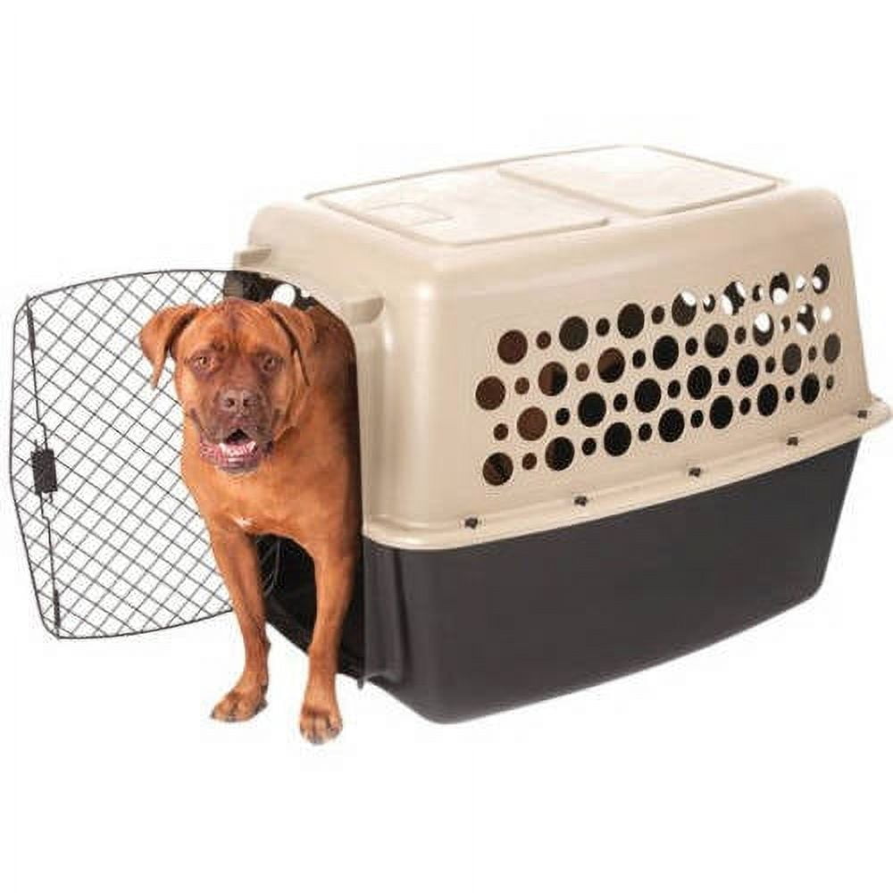 Pet Champion Pet Dog Carrier, Brown/Black