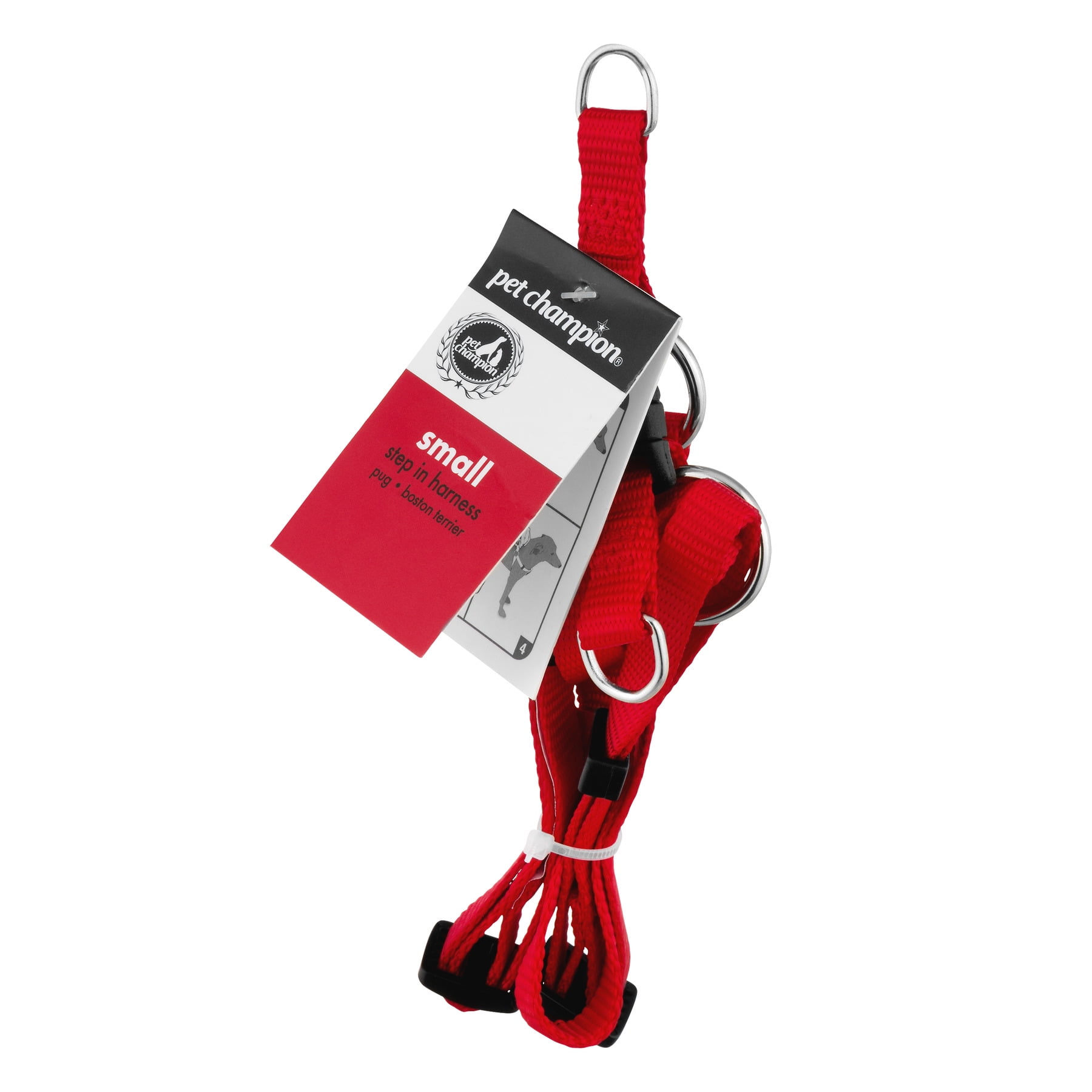 Pet Champion Step In Harness Small Red, 1.0 CT