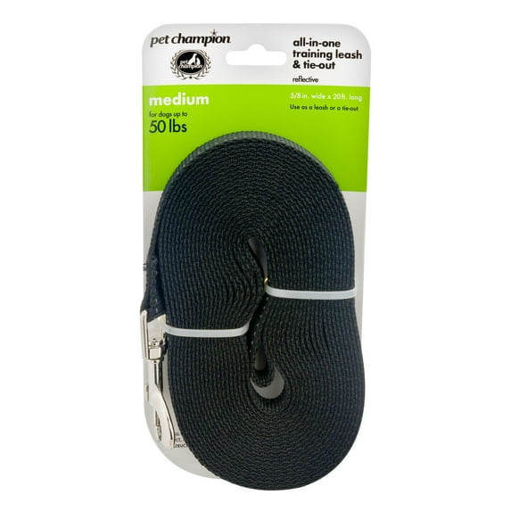 Pet Champion Training Leash, 20', (Small & Medium)