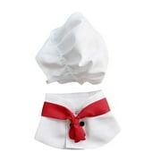 Pet Chef Costume, Pet Cook Outfit Animal Chef Attire Dog Cat Culinary Costume Pet Foodie Ensemble Pet Chef Uniform Cute Stylish Size  Washable Pet Clothing